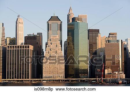 Manhattan buildings View Large Photo Image Stock Photography - Manhattan buildings. Fotosearch