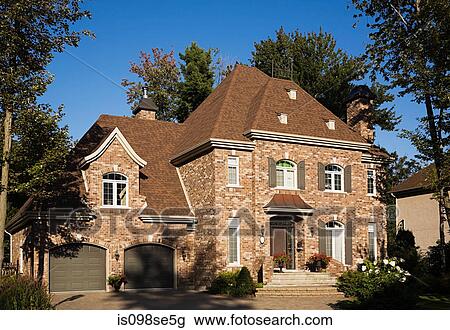 Exterior of a large house View Large Photo Image Stock Image - Exterior of a large house. Fotosearch