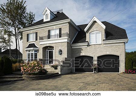 Exterior of a large house View Large Photo Image Stock Photograph - Exterior of a large house. Fotosearch