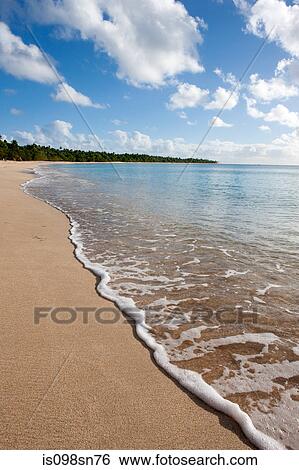 Waves Lap onto Shore, Tonga. View Large Photo Image Stock Photograph - Waves Lap onto Shore, Tonga.. Fotosearch
