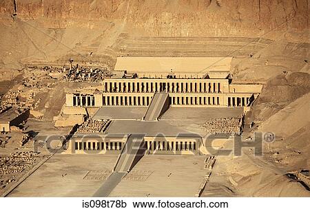 Aerial view of hatshepsut temple View Large Photo Image Stock Image - Aerial view of hatshepsut temple. Fotosearch