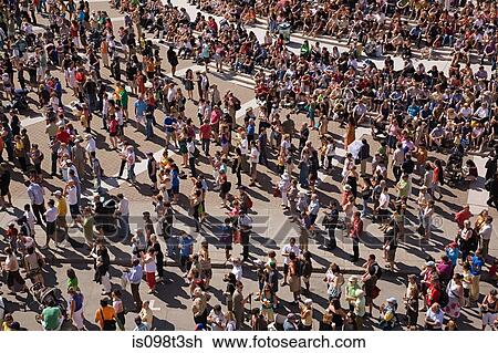 Crowds at montreal international jazz festival View Large Photo Image Stock Image - Crowds at montreal international jazz festival. Fotosearch