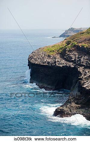 Stock Image - Hawaiian coastline. Fotosearch