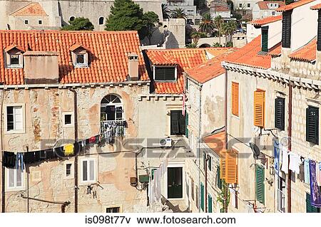Houses in dubrovnik View Large Photo Image Stock Photo - Houses in dubrovnik. Fotosearch