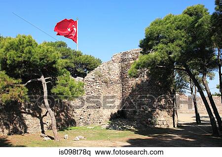 Kadifekale fortress izmir turkey View Large Photo Image Stock Photography - Kadifekale fortress izmir turkey. Fotosearch