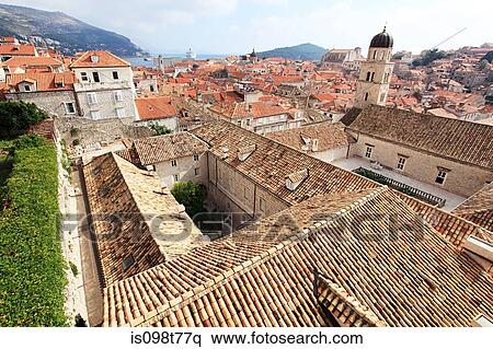 Monastery and buildings in dubrovnik View Large Photo Image Stock Photography - Monastery and buildings in dubrovnik. Fotosearch