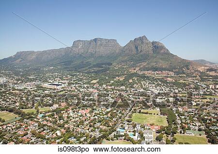 Table mountain and cape town cityscape View Large Photo Image Picture - Table mountain and cape town cityscape. Fotosearch