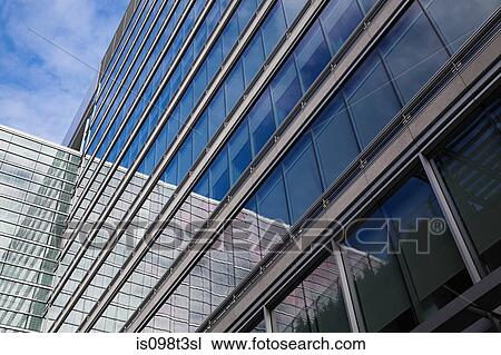 Stock Image - Windows of office building. Fotosearch