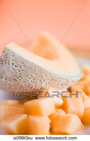 Cantaloupe melon View Large Photo Image Stock Photograph - Cantaloupe melon. Fotosearch