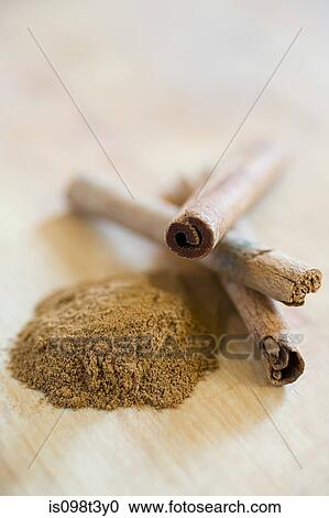 Ground cinnamon and cinnamon sticks View Large Photo Image Stock Image - Ground cinnamon and cinnamon sticks. Fotosearch