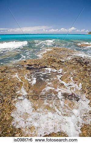 Rocky beach in kauai View Large Photo Image Stock Photograph - Rocky beach in kauai. Fotosearch