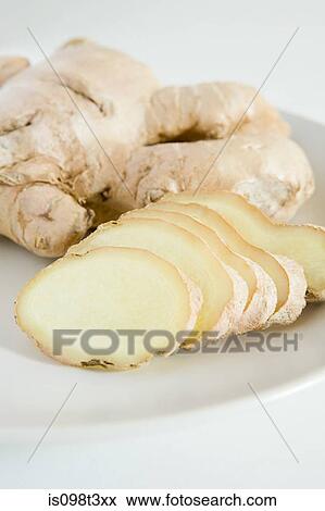 Sliced ginger View Large Photo Image Stock Photo - Sliced ginger. Fotosearch