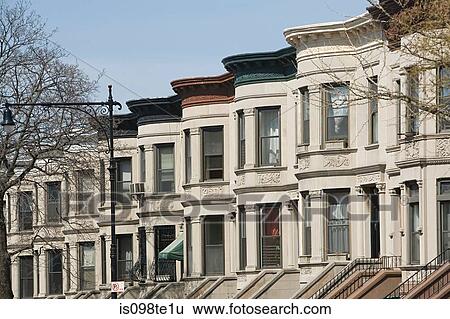 Houses in park slope in brooklyn View Large Photo Image Stock Photograph - Houses in park slope in brooklyn. Fotosearch