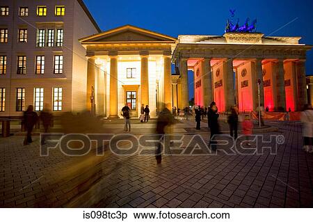 Pariser platz and brandenburg gate in berlin View Large Photo Image Stock Photography - Pariser platz and brandenburg gate in berlin. Fotosearch