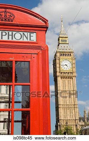 Red telephone box and big ben in london View Large Photo Image Stock Photography - Red telephone box and big ben in london. Fotosearch