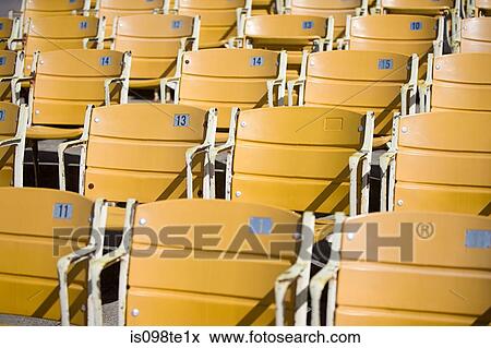 Seats at yonkers raceway new york state View Large Photo Image Stock Photo - Seats at yonkers raceway new york state. Fotosearch