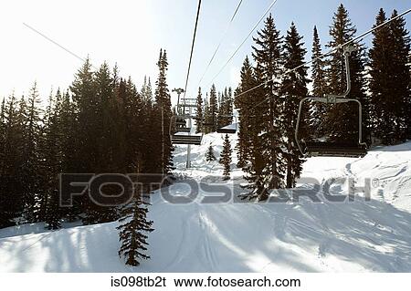 Stock Photograph - Ski resort in utah usa. Fotosearch