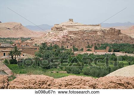 Ait Benhaddou kasbah, Souss-Massa-Draa, Morocco View Large Photo Image Picture - Ait Benhaddou kasbah, Souss-Massa-Draa, Morocco. Fotosearch