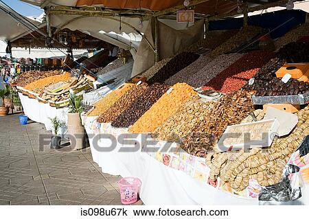 Market stall at Djemaa el Fna, Marrakesh, Morocco View Large Photo Image Stock Image - Market stall at Djemaa el Fna, Marrakesh, Morocco. Fotosearch