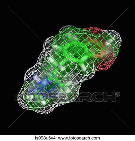 Picture - MDMA molecule. Fotosearch