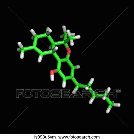 THC molecule View Large Photo Image Picture - THC molecule. Fotosearch