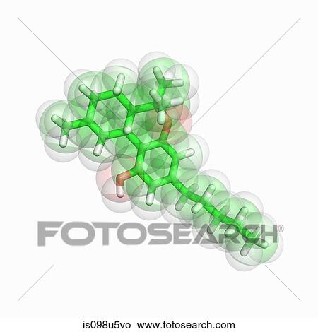 THC molecule View Large Photo Image Picture - THC molecule. Fotosearch