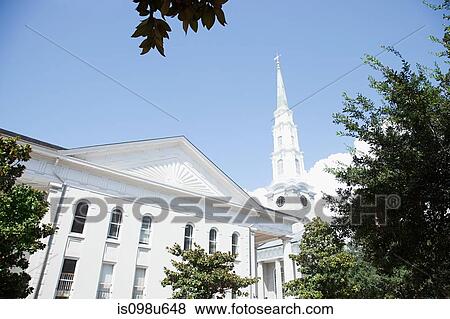USA, georgia, savannah, independent presbyterian church View Large Photo Image Stock Photo - USA, georgia, savannah, independent presbyterian church. Fotosearch