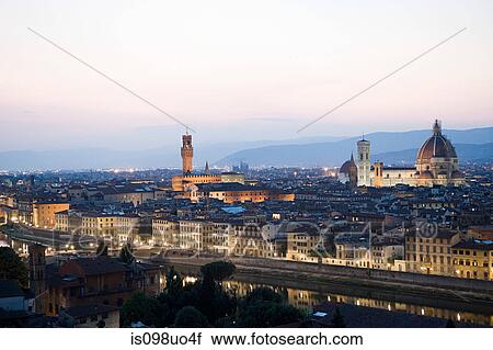 Stock Image - Cityscape, Florence, Italy. Fotosearch