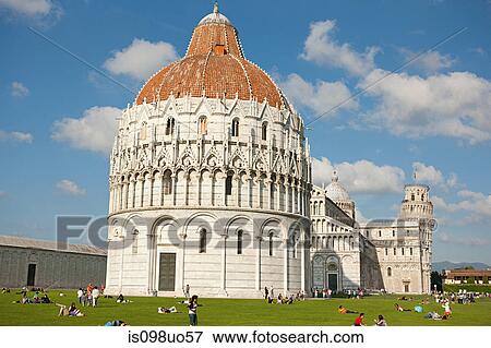 Piazza dei miracoli, Pisa, Italy View Large Photo Image Stock Photo - Piazza dei miracoli, Pisa, Italy. Fotosearch