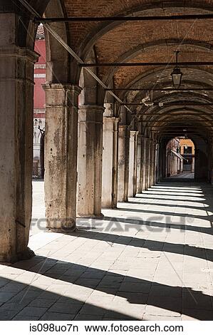 Portico of Fabbriche Nuove, Venice, Italy View Large Photo Image Picture - Portico of Fabbriche Nuove, Venice, Italy. Fotosearch