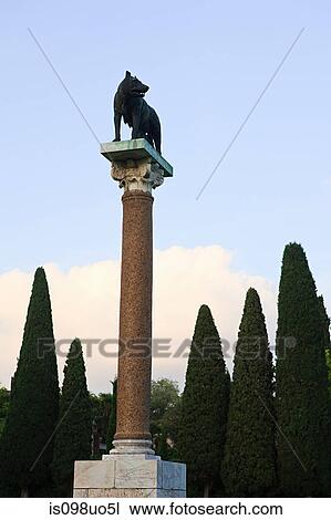 Statue of Romulus and Remus and the wolf, Pisa, Italy View Large Photo Image Stock Image - Statue of Romulus and Remus and the wolf, Pisa, Italy. Fotosearch