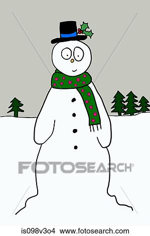 Snowman View Large Photo Image Picture - Snowman. Fotosearch