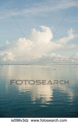 Clouds over South Pacific Ocean View Large Photo Image Stock Photo - Clouds over South Pacific Ocean. Fotosearch