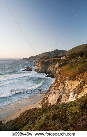 Coastline, Monterey, California, USA View Large Photo Image Stock Photo - Coastline, Monterey, California, USA. Fotosearch