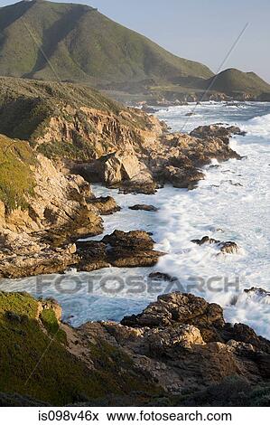 Stock Photo - Coastline, Monterey, California, USA. Fotosearch