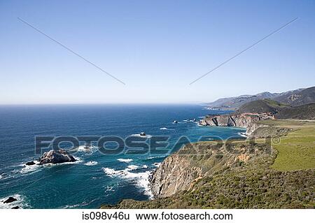 Coastline, Monterey, California, USA View Large Photo Image Stock Photograph - Coastline, Monterey, California, USA. Fotosearch