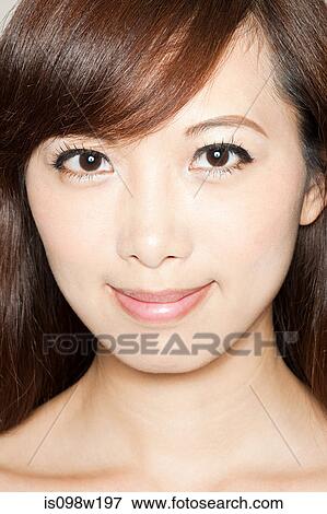 Portrait of brunette woman, studio shot View Large Photo Image Stock Photo - Portrait of brunette woman, studio shot. Fotosearch