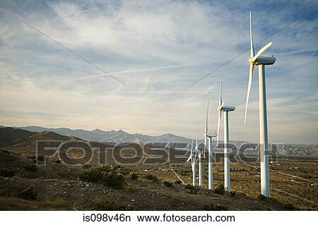 Wind farm, Indian Wells, California, USA View Large Photo Image Picture - Wind farm, Indian Wells, California, USA. Fotosearch