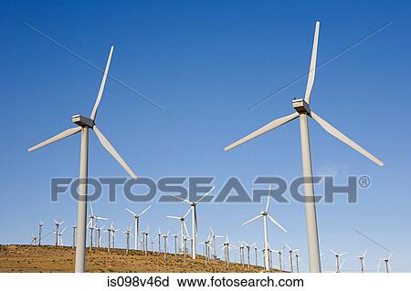 Wind farm, Indian Wells, California, USA View Large Photo Image Stock Image - Wind farm, Indian Wells, California, USA. Fotosearch