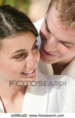 Close up of intimate young couple View Large Photo Image Stock Image - Close up of intimate young couple. Fotosearch