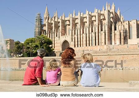 Family by Palma Cathedral, Mallorca View Large Photo Image Stock Photography - Family by Palma Cathedral, Mallorca. Fotosearch