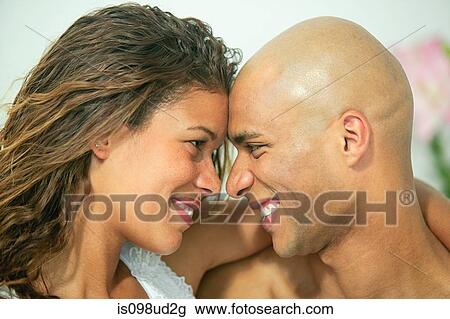 Loving couple face to face View Large Photo Image Stock Image - Loving couple face to face. Fotosearch