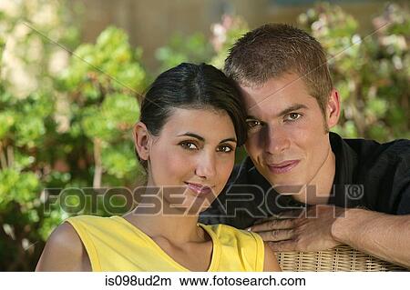 Picture - Portrait of a young couple. Fotosearch