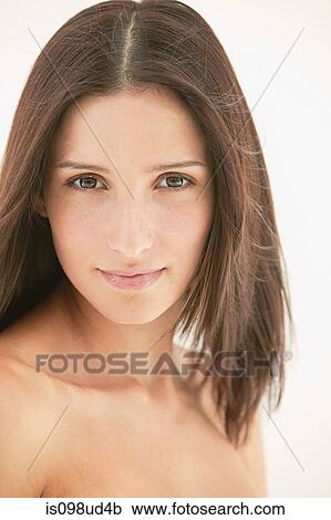 Portrait of a young woman View Large Photo Image Stock Image - Portrait of a young woman. Fotosearch