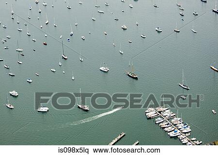 Boats on the water, Newport County, Rhode Island, USA View Large Photo Image Stock Photography - Boats on the water, Newport County, Rhode Island, USA. Fotosearch