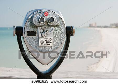 Coin operated binoculars at coast, Clearwater, Florida View Large Photo Image Stock Image - Coin operated binoculars at coast, Clearwater, Florida. Fotosearch