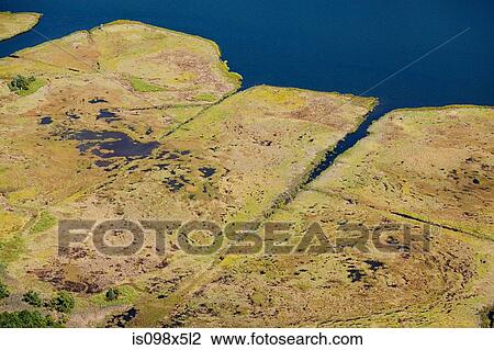 Stock Image - Landscape with water, Newport County, Rhode Island, USA. Fotosearch