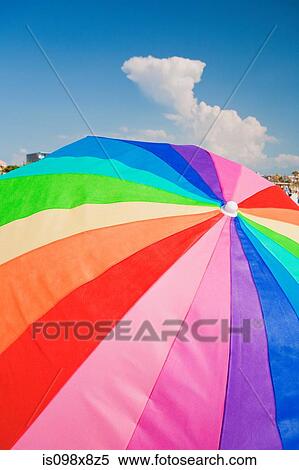 Multi colored parasol View Large Photo Image Stock Photography - Multi colored parasol. Fotosearch