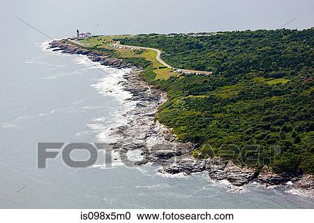 Rocky coastline, Newport County, Rhode Island, USA View Large Photo Image Stock Image - Rocky coastline, Newport County, Rhode Island, USA. Fotosearch