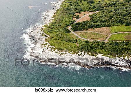 Rocky coastline, Newport County, Rhode Island, USA View Large Photo Image Stock Photo - Rocky coastline, Newport County, Rhode Island, USA. Fotosearch